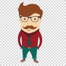 Hipster Character Euclidean Vector Illustration The Wise Man Is A Gentleman In Europe Png Hipster Animation Art Vector Illustration Cartoon Man Character