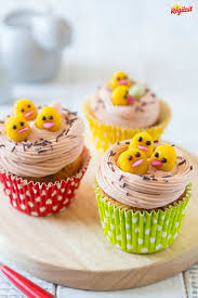 Cupcakes Nids De Paques Regilait Recette Decoration Gateau Facile Oeufs De Paques Chocolat Simple Gateau