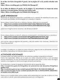 Conaliteg 6 grado geografia atlas : Geografia Primaria 4 Grado Docentes Hospitalarios Reforzamiento De Tareas Ante El Covid 19 Facebook