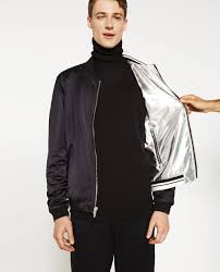 Reversible Bomber Jacket New In Man Bomber Jacket Bomber Jacket Men Reversible Jackets