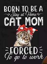 Born To Be A Cat Mom Cat Mom Funny Cat Quotes Funny Crazy Cats
