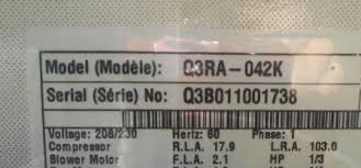 How to find the model number. How Can I Tell The Age Of A Frigidaire Air Conditioner Or Furnace From The Serial Number