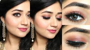 Indian Makeup Tutorial Natural Rosy Brown Makeup Corallista Indian Makeup Tutorial Indian Eye Makeup Indian Makeup