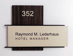 Fusion Ada Interior Room Id Sign With Laminate Backer Signage Room Interior Hotel Management