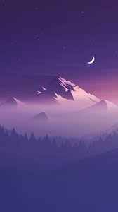 Gradient, abstract, hd, 4k, digital art, logo, minimalism, minimalist. Snow Mountain Night Landscape Minimalist Digital Art 4k Wallpaper 50