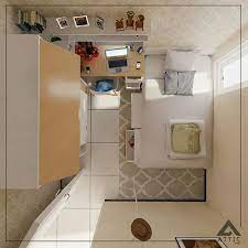 Kamar Tidur Ukuran 3x3 M Siapa Yang Memiliki Kamar Tidur Dengan Ukuran Yg Sama Credit By Cre Attic Small Bedroom Layout Small Bedroom Small Bedroom Decor