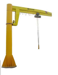 Customized 360 Degree Swivel Jib Crane With Hoist Lift Ergonomic Solutions Design Hoist