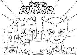 You can print, play pj masks coloring games or download them to color and offer them to your family and friends. Free Printable Pj Masks Coloring Pages For Kids