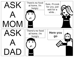 Lol 12 Funny Mom Vs Dad Memes Parents Quotes Funny Dad Humor Mom Humor