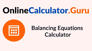 We did not find results for: Balancing Equations Calculator Balance Chemical Equation