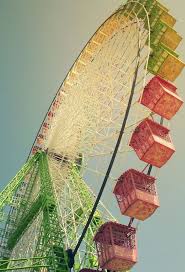 Pin By Jon On Vintage Boardwalk Carnival Rides Ferris Wheel Amusement Park Rides