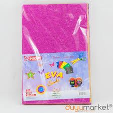 Eva ve keçeler ile hem çocuklarınızla eğlenceli zaman geçirebilir hem de hayal gücünüzü geliştirmenin avantajını yaşamanız mümkün. Mikro Eva 20x30 10 Renk Simli Kagit