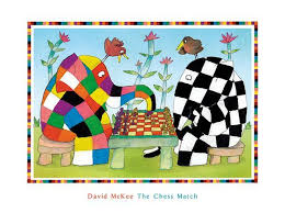David Mckee Elmer And Wilbur Play Chess Elmer L Elephant Elmer Theme