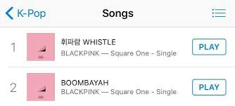 blackpink songs at 1 2 on japan itunes chart kpop genre