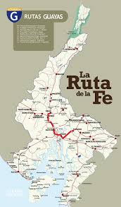 Mapa De La Ruta De La Fe En Guayas Guayas Turismo Ecuador Beautiful Places On Earth Trip Places To See