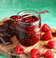 Raspberry Chocolate Jam In 2021 Pectin Recipes Raspberry Jam Chocolate Raspberry