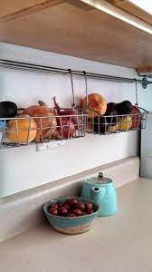 野菜の収納方法 キッチンにワイヤーボックスを設置 small kitchen storage rental kitchen kitchen hacks organization