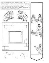 Then, jesus healed the man so that he could get up and walk. 160 Best Man Lowered Through Roof Ideas Jesus Heals Paralyzed Man Bible Crafts