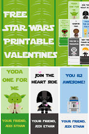 Although these are all technically valentine's day cards, almost all of them can be used all. Free Star Wars Printable Valentines A Grande Life
