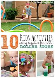 10 Fun Kids Dollar Store Activities Activities For Kids Activities Fun Activities For Kids