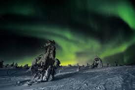 Im durchschnitt ist das land 150 m hoch, die höchste erhebung ist der haltiatunturi. Nordlicht In Lappland Finnland Foto Bild Landschaft Finnland Lappland Bilder Auf Fotocommunity