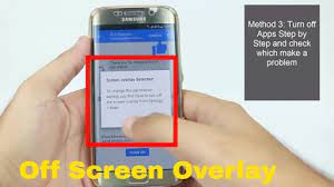 Follow this simple setting to turn off screen overlay on any samsung device: Mardi Jitak