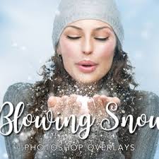 Blowing Snow Overlays, Realistic, Snow Blowing, Overlays, Overlay,  Photoshop Overlay, Winter Overlay, Christmas Overlay, Snow, DOWNLOAD