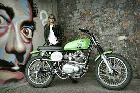 oily rag kz400 tracker by david sutton custom motorcycles classic motorcycles カスタムバイク スクランブラー バイク乗り