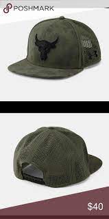 Under Armour Ua X Project Rock Snapback Flat Hat Flat Hats Project Rock Under Armour