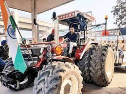 What is my tractor worth. Farmers Protest Tractor With Rs 35 Lakh Worth Of Modifications Draws Attention