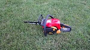 16 inch gas powered 42cc chainsaw. Homelite Chainsaw Youtube