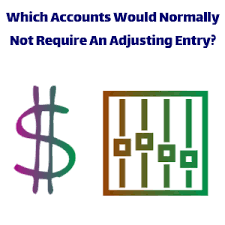 Which Accounts Would Normally Not Require An Adjusting Entry Accounting P S Of Marketing Accounting Books