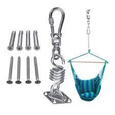 stainless steel hammock chair hanging kit ceiling mount spring swivel snap hook accessories hammock chair swinging chair hammock accessories