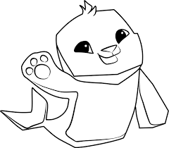 Animal clock is a popular online game for kids. Seal Animal Jam Coloring Page Free Printable Coloring Pages For Kids