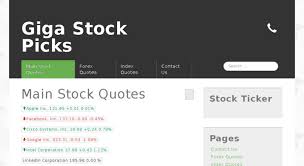 Access Gigastockpicks Com Giga Stock Picks The Financial
