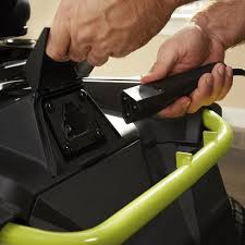Riding lawn mowers can carry multiple large batteries that stay in place while charging, built how to properly recharge lawn mower batteries. Is Owning A Ryobi Rm480e Electric Riding Mower Cost Effective Riding Mower Lawn Mower Storage Riding Lawn Mowers