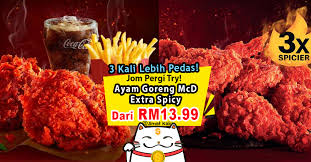 Things are heating up with the extra spicy ayam goreng mcd, now 3x spicier than before. Ayam Goreng Extra Spicy Mcdonald S Hanya Dari Rm13 99