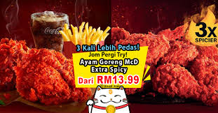 Apakah kamu tergiur untuk mencobanya sendiri? Ayam Goreng Extra Spicy Mcdonald S Hanya Dari Rm13 99