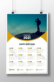 Wall Calendar 2021 Design Template Ai Free Download Pikbest