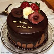 Chocolate Happy Birthday Wishes Cake With Name Edit Ordering Birthday Cakes In Nyc The Complete Guide Birthday Cake For Boyfriend Happy Birthday Chocolate Cake Cake Writing