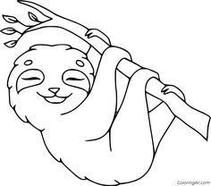Cute baby sloth coloring pages. 140 Sloth Coloring Pages For Kids Ideas In 2021 Coloring Pages Coloring Pages For Kids Sloth