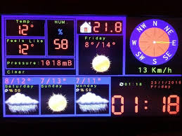 Arduino Tft Forecast Weather Station With Esp8266 Arduino Weather Station Arduino Projects