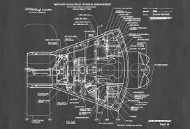 Mercury Spacecraft Blueprint Space Art Aviation Art Etsy In 2020 Space Art Beautiful Drawings Poster Prints