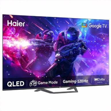 Haier 65" 4K HDR Google TV QLED-S80Series | H65S80EUX | AYOUB COMPUTERS | LEBANON
