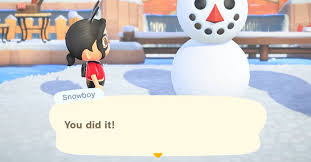 Animal Crossing: New Horizons: Snowman - How To Make A Perfect Snowboy,  Snowflake Diy Recipe List, Snowball Guide | Nintendo Life