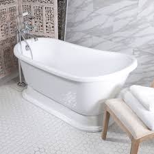 Tubz.com has a large selection of freestanding bathtubs. 54 Hotel Collection Swedish Slipper Pedestal Tub Faucet Pack