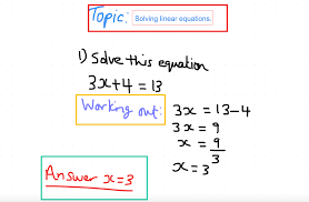 Solving Linear Equation In 2020 Solving Linear Equations Math Made Easy Linear Equations
