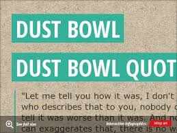 infographic dust bowl dust bowl quote dust bowl word map