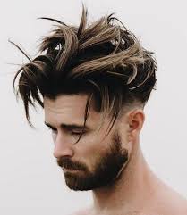 Black And Brown Highlights Hair Men Sparked Dark Brown Highlights Men Hair Color Men Hair Highlights Mens Hair Colour