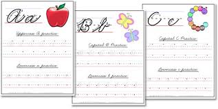 This first group of cursive font tracer pages is not connected. A Z Cursive Handwriting Worksheets Confessions Of A Homeschooler